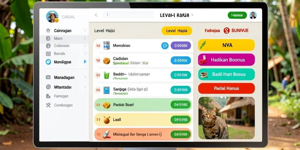 Level menantang yang menguji keterampilan permainan.