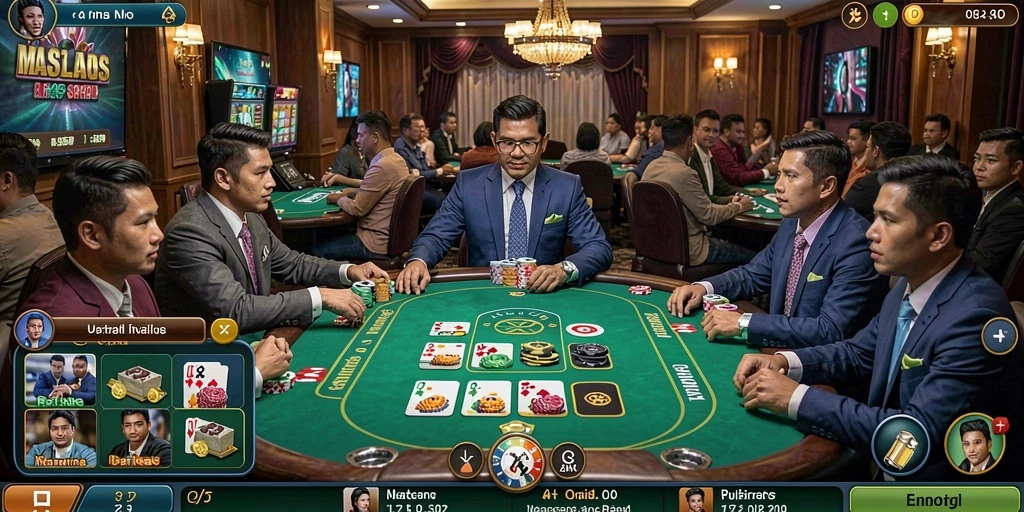 Komunitas aktif dengan banyak interaksi sosial.