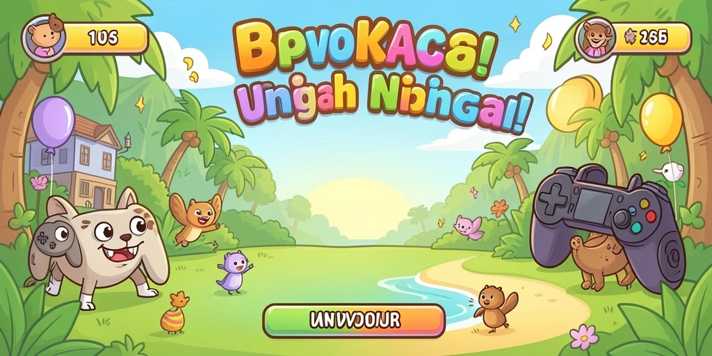 Momen seru saat mencapai level baru.